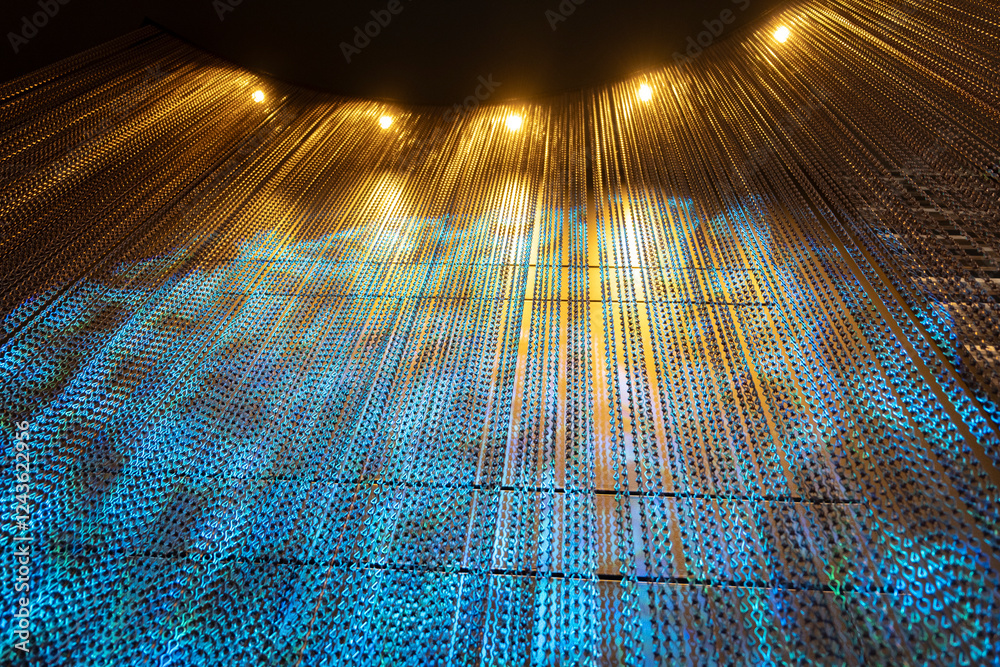abstract blue background with rays