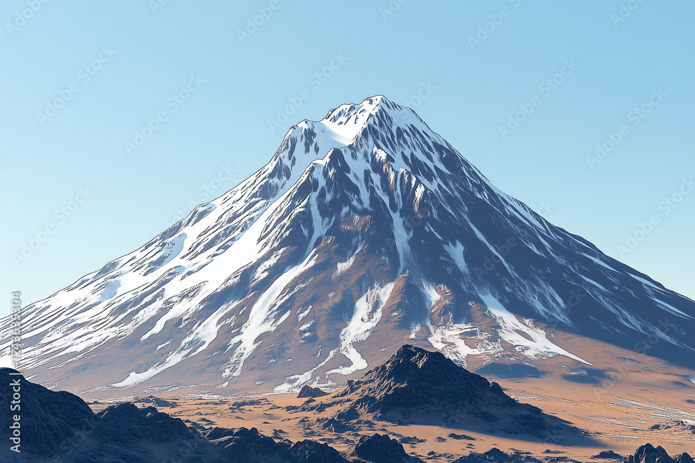 a stunning volcanic landscape at sunrise, with the first light illuminating the rugged terrain and highlighting the beauty of the surrounding area. a stunning volcanic landscape at sunrise, with the first light illuminating the rugged terrain and highlighting the beauty of the surrounding area.