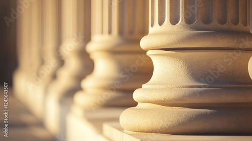 Court building exterior with grand columns and steps, symbolizing justice, law, and the architectural heritage of legal institutions in modern society.