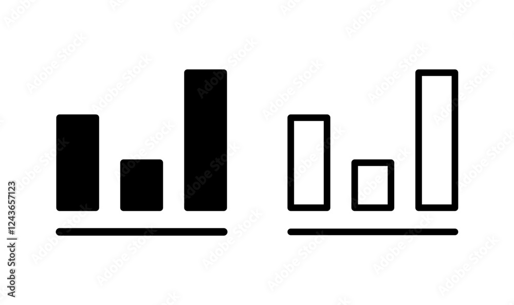 Growing graph icon logo design. Chart sign and symbol. diagram icon Growing graph icon logo design. Chart sign and symbol. diagram icon