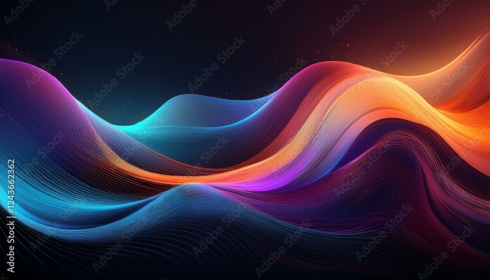 an energetic abstract wave with gradient colors and digital texture perfect for modern design an energetic abstract wave with gradient colors and digital texture perfect for modern design