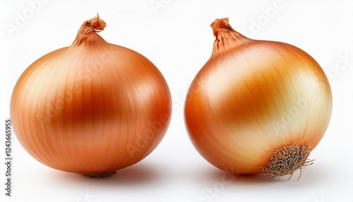Wallpaper Mural fresh and organic onion isolated on white background in high resolution Torontodigital.ca