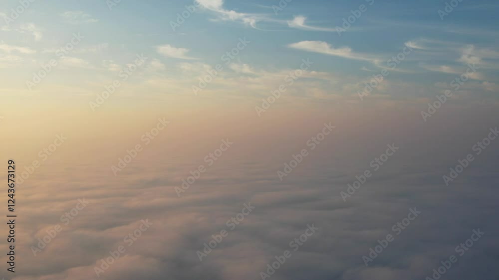 Sunrise view above the fog and cloud. Sunrise view above the fog and cloud.