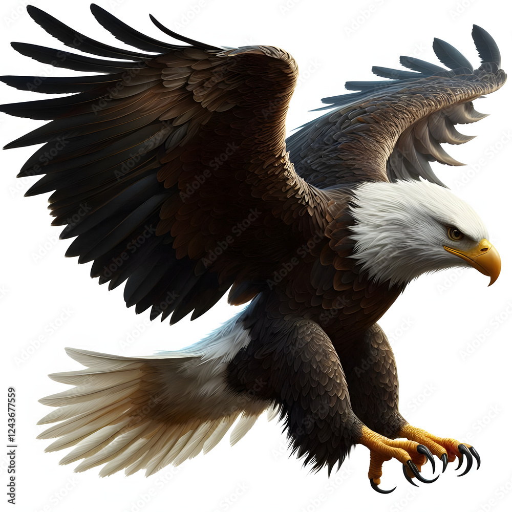 Obraz premium american bald eagle