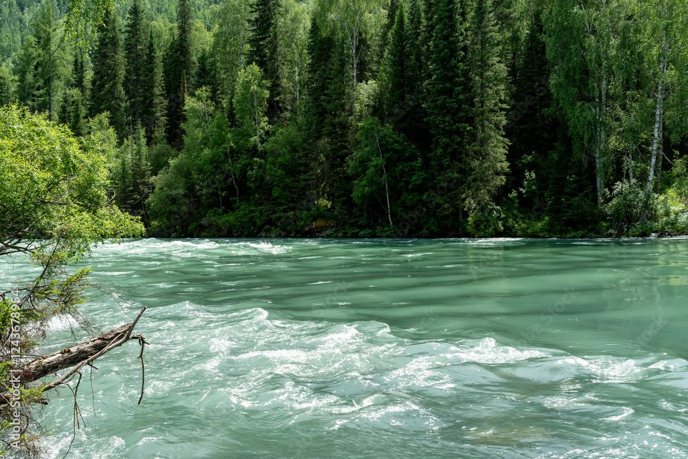 Scenery of Kanas Scenic Area in Xinjiang Uygur Autonomous Region, China Scenery of Kanas Scenic Area in Xinjiang Uygur Autonomous Region, China