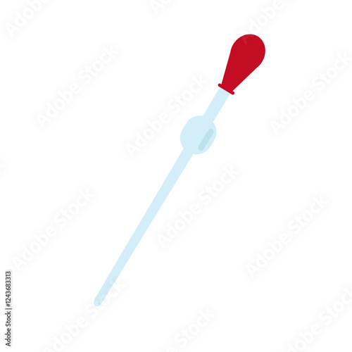 こまごめピペットのベクターイラスト small-pipette