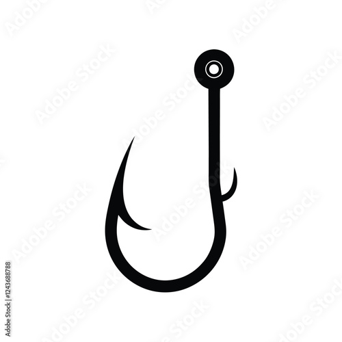 fishing hook vector