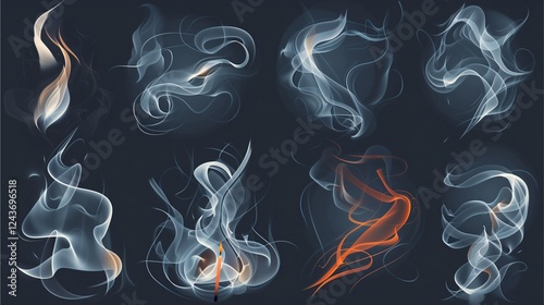 Smoke and fire effects collection 