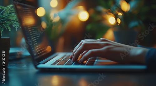 businessman typing username and password for secure access in modern office environment technology concept