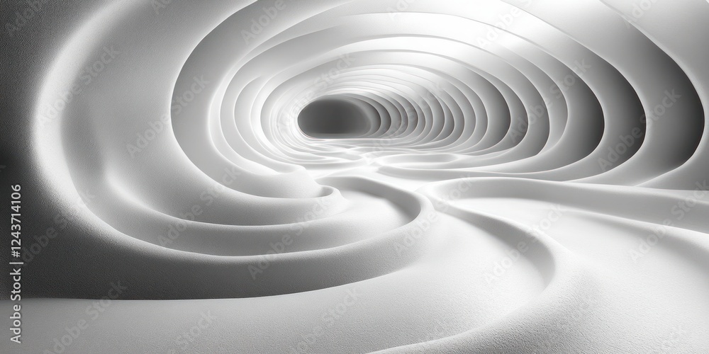 Minimalist Abstract Concentric White Circles with Soft Lighting and Smooth Gradients in Calm Background Design Minimalist Abstract Concentric White Circles with Soft Lighting and Smooth Gradients in Calm Background Design