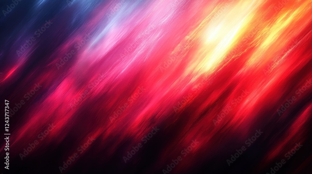 Fototapeta premium Abstract Red Stripes Background with Light Texture and Copy Space for Modern Design