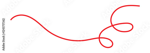 The needle and thread icon. A simple flat vector illustration on a white background