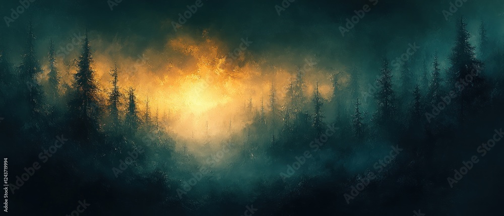 Naklejka premium Dramatic Abstract Background Textured Dark Grunge Atmosphere