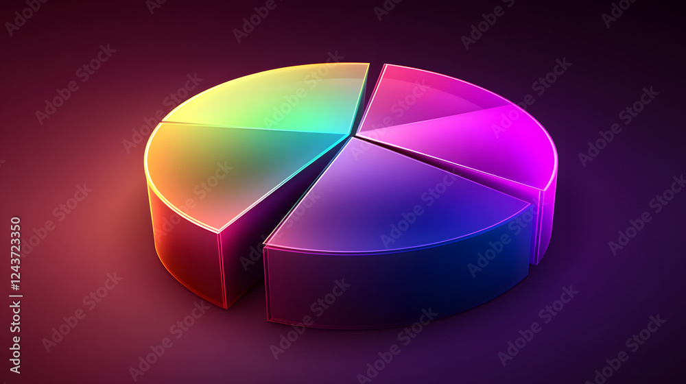3D vector pie chart infographic template, semicircle form, divided into nine parts, smooth glowing texture, highly vibrant colors ranging from deep purple to neon green, modern and clean design, high
3D vector pie chart infographic template, semicircle form, divided into nine parts, smooth glowing texture, highly vibrant colors ranging from deep purple to neon green, modern and clean design, high