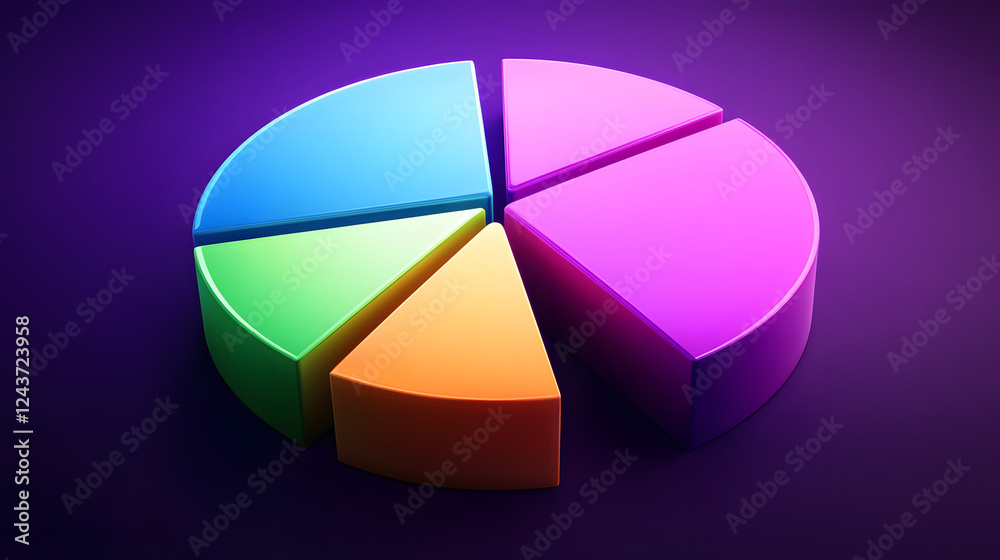3D vector pie chart infographic template, semicircle form, divided into nine parts, smooth glowing texture, highly vibrant colors ranging from deep purple to neon green, modern and clean design, high
3D vector pie chart infographic template, semicircle form, divided into nine parts, smooth glowing texture, highly vibrant colors ranging from deep purple to neon green, modern and clean design, high