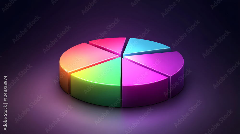 3D vector pie chart infographic template, semicircle form, divided into nine parts, smooth glowing texture, highly vibrant colors ranging from deep purple to neon green, modern and clean design, high
3D vector pie chart infographic template, semicircle form, divided into nine parts, smooth glowing texture, highly vibrant colors ranging from deep purple to neon green, modern and clean design, high