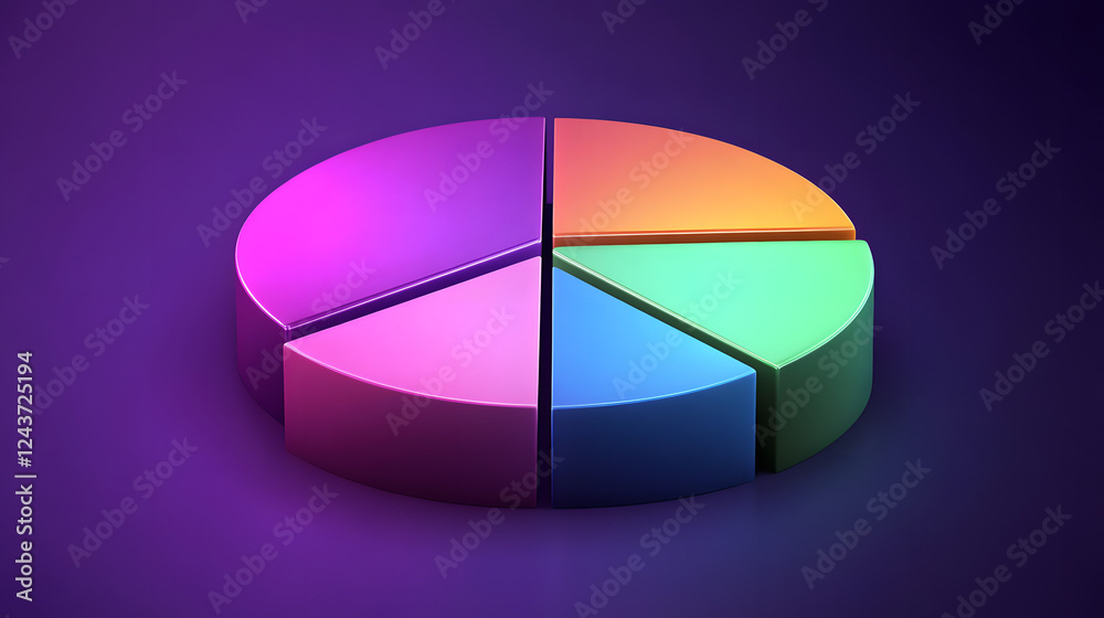 3D vector pie chart infographic template, semicircle form, divided into nine parts, smooth glowing texture, highly vibrant colors ranging from deep purple to neon green, modern and clean design, high
3D vector pie chart infographic template, semicircle form, divided into nine parts, smooth glowing texture, highly vibrant colors ranging from deep purple to neon green, modern and clean design, high