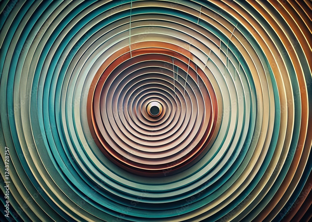 Minimalist Spiraling Circles Texture Overlay Pattern Stock Photo Minimalist Spiraling Circles Texture Overlay Pattern Stock Photo