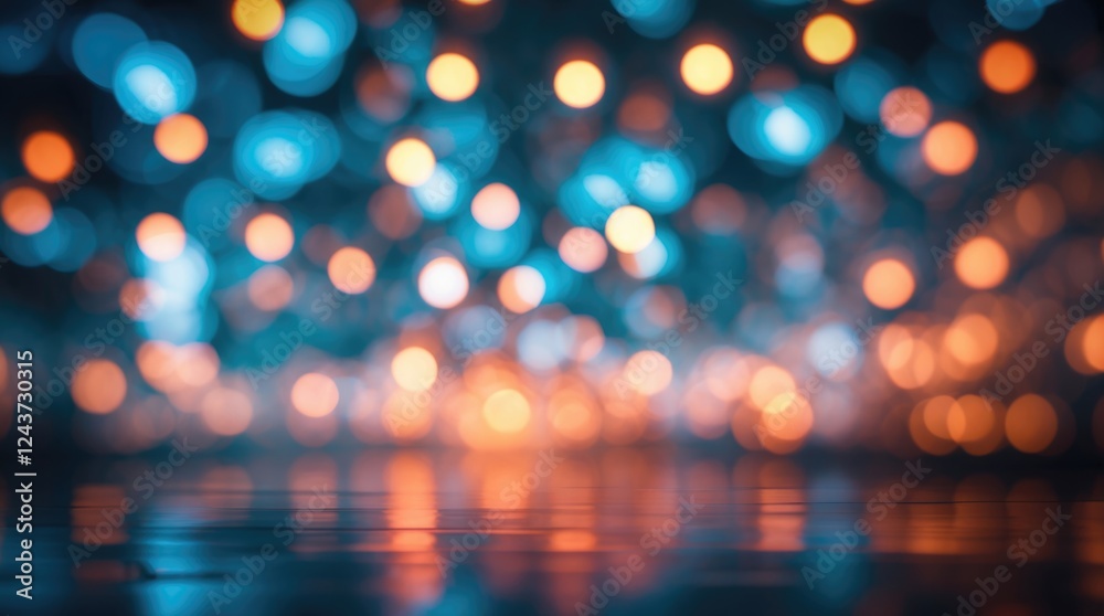 Vibrant abstract bokeh background with colorful lights creating a dreamy refocused effect suitable for various design projects. Vibrant abstract bokeh background with colorful lights creating a dreamy refocused effect suitable for various design projects.