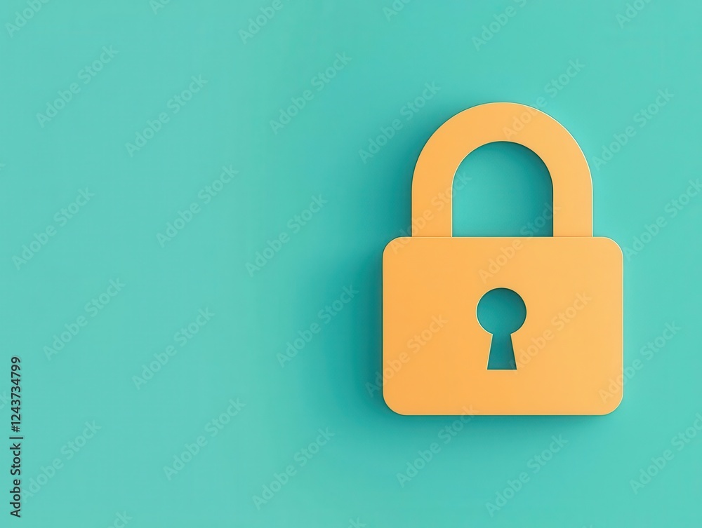 Thinline email security icon with an encrypted lock overlay Thinline email security icon with an encrypted lock overlay