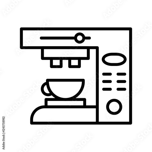 Coffee Machine Icon Design