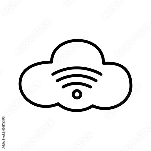 Internet Cloud Icon Design