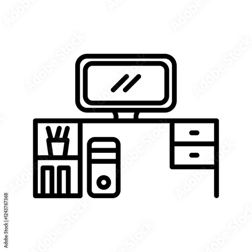 Work Table Icon Design