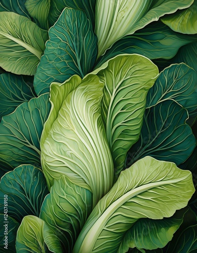 Hintergrund Chinakohl