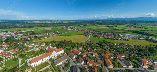 Sommerlicher Nachmittag im oberbayerischen Chiemgau rund um Rott am Inn photo