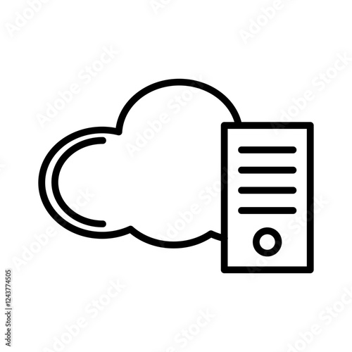 Cloud Computing Icon Design