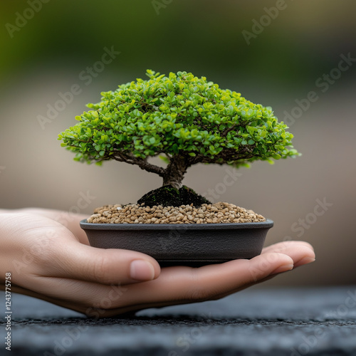 A person lovingly tending t...