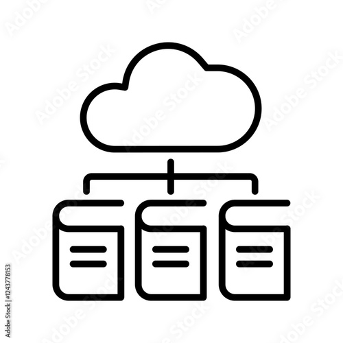 Digital Library Icon Design