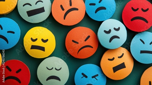 An infographic on managing hypersensitive emotions, with calming visuals and tips