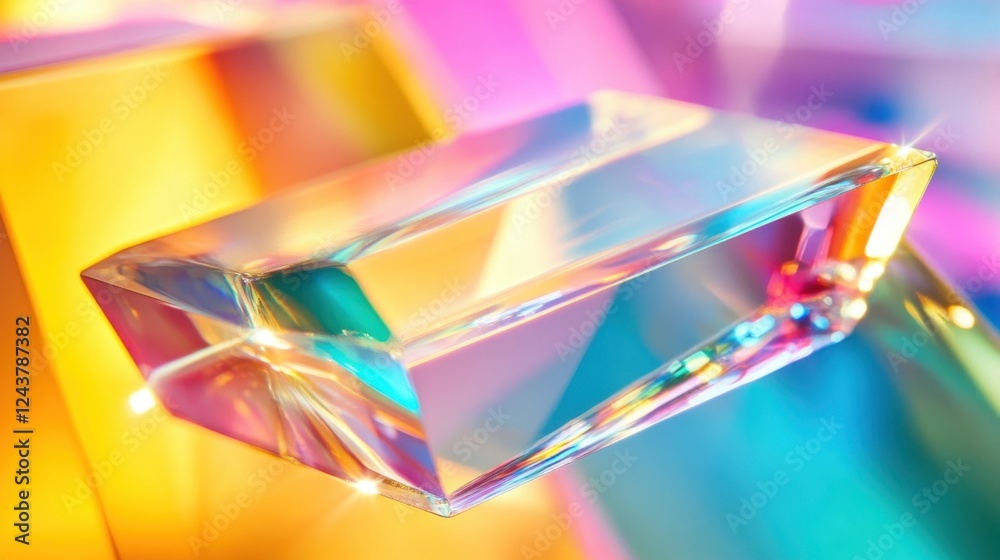 Close-up of light beams bending through a translucent liquid medium, refracting neon highlights, ultra-modern and artistic Close-up of light beams bending through a translucent liquid medium, refracting neon highlights, ultra-modern and artistic