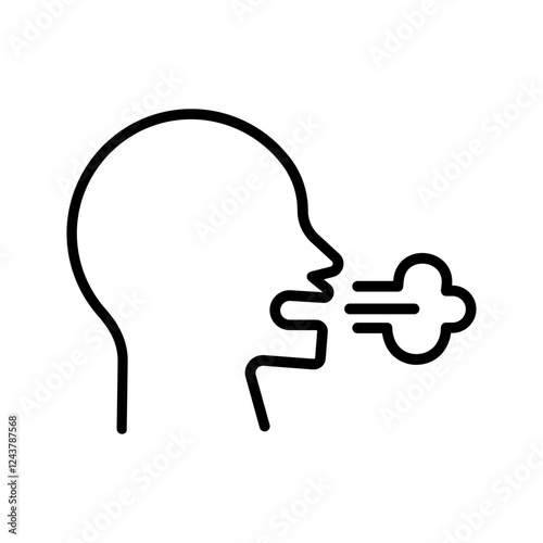 Bad Breath Icon Design
