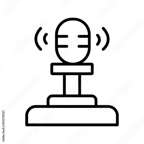 Gaming Microphone Icon Design