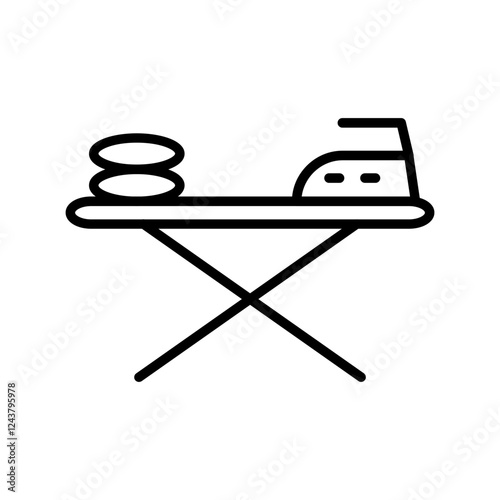 Iron Board Icon Design