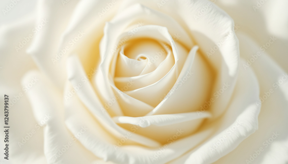 Closeup White Rose Soft Petals Floral Photography Closeup White Rose Soft Petals Floral Photography