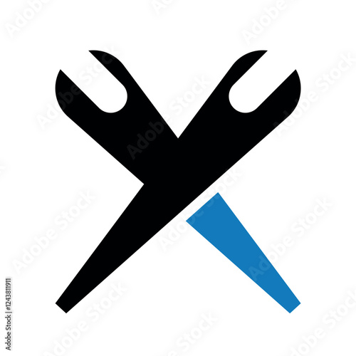 Scissors cut icon.