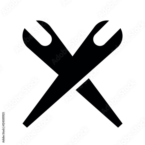 Scissors cut icon.