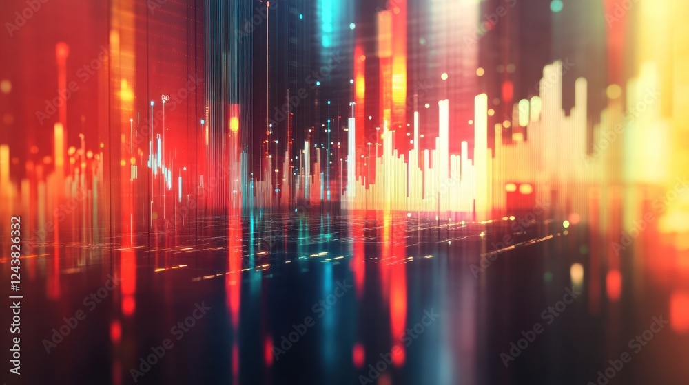 Futuristic city data stream, digital landscape, glowing lines, night, tech background Futuristic city data stream, digital landscape, glowing lines, night, tech background