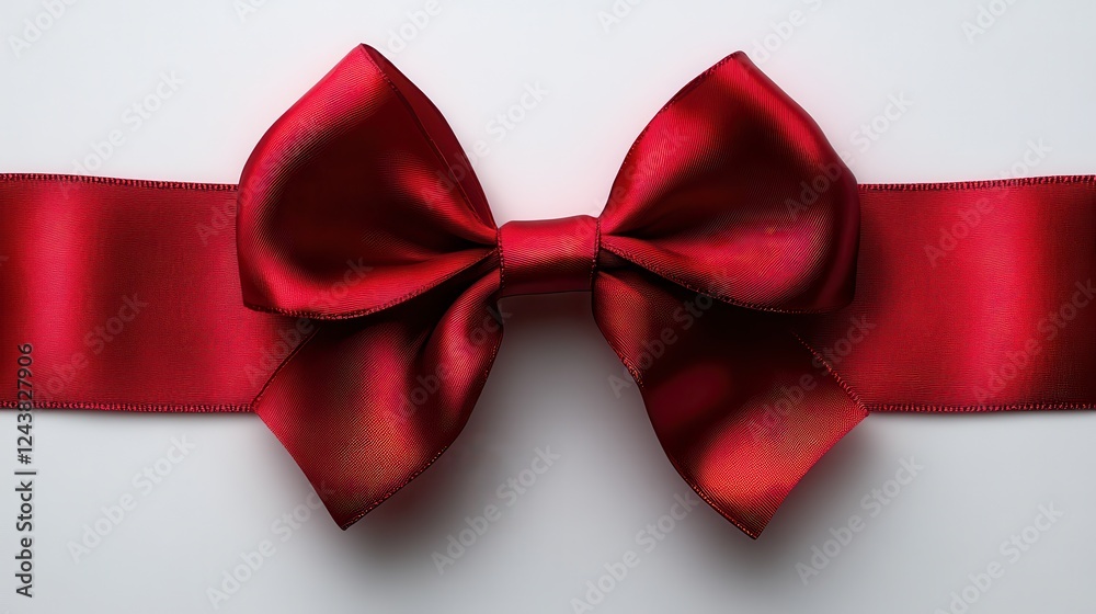 red satin ribbon isolated on transparent background red satin ribbon isolated on transparent background
