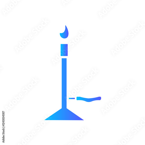 bunsen burner gradient icon