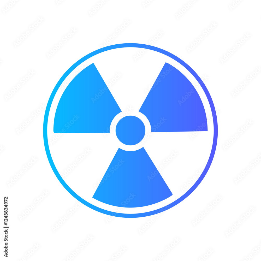 radioactive gradient icon radioactive gradient icon