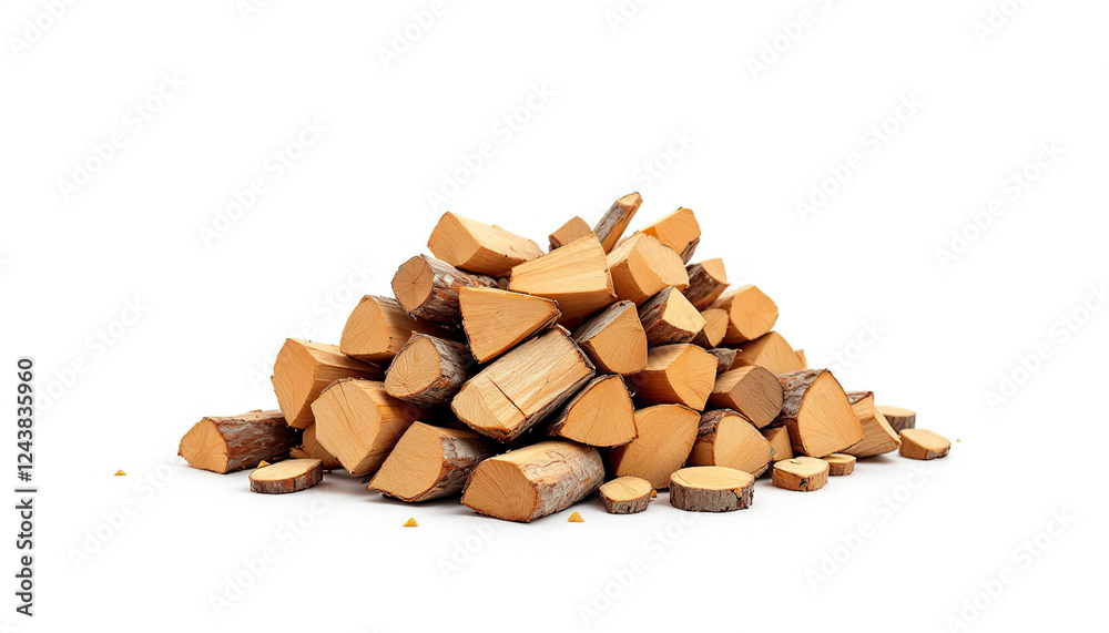 Stack of Firewood Logs Ready for Winter Stack of Firewood Logs Ready for Winter