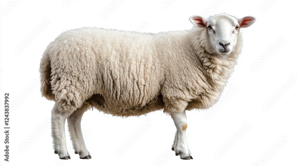 Obraz premium sheep isolated on transparent background