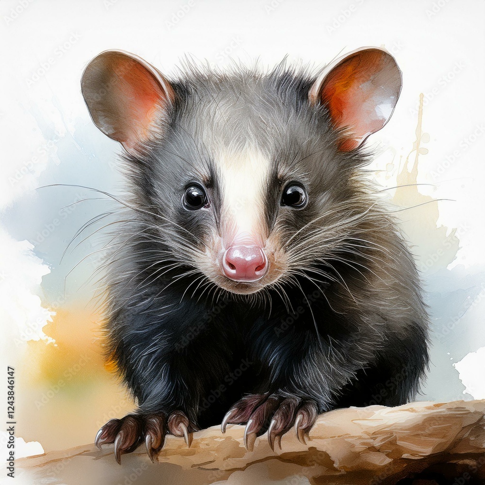 Fototapeta premium Niedliches kleines Opossum
