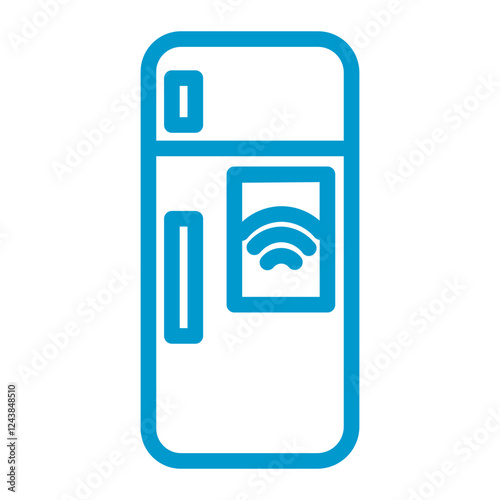 wireless refrigerator color icon