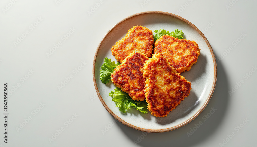 Crispy Fried Potato Cakes Recipe with Greens Crispy Fried Potato Cakes Recipe with Greens