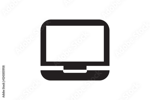 Wallpaper Mural Laptop Icon. Computer Torontodigital.ca